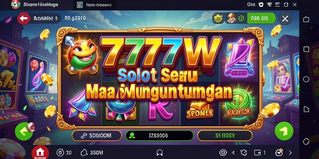 Tampilan gameplay menarik dari slot 7777W.