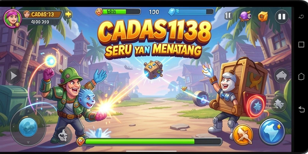 Tangkapan layar menunjukkan aksi seru dalam permainan Arcade CADAS138.