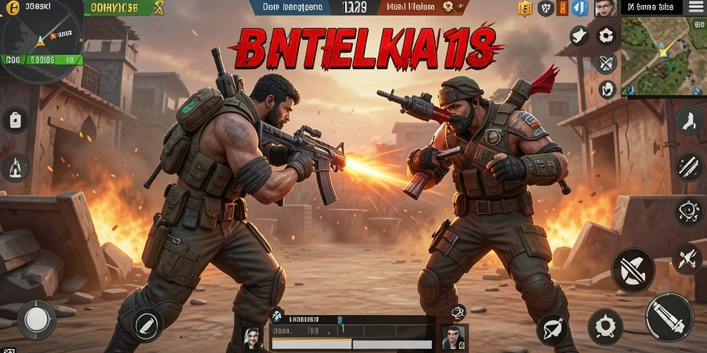 Tampilan gameplay seru IDRHOKI138 dengan pertempuran yang intens.