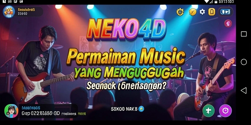 Tampilan gameplay NEKO4D yang penuh warna dan interaktif.