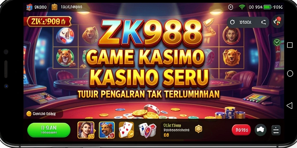 Tampilan gameplay Kasino yang menarik di ZK988.